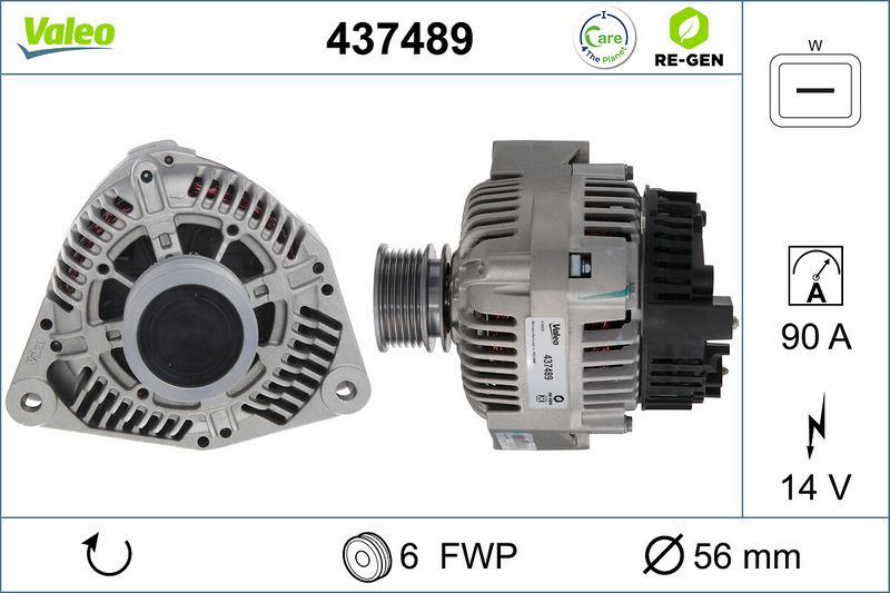 VALEO Dynamo / Alternator 437489