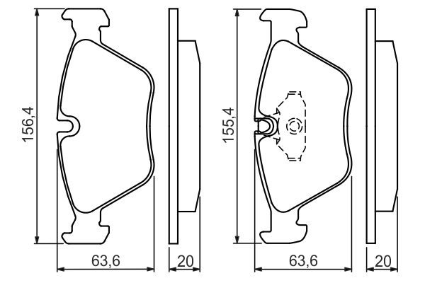 BOSCH 0 986 494 007 Brake Pad Set, disc brake