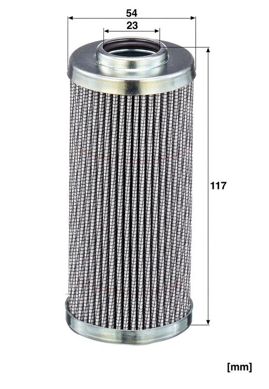 Hydraulisch filter (patroon) past: URSUS 7524, 6024  AKTIV FISCHER M 800  ALLIS CHALMERS 715, 715D  BERLIET 550K  BROOME & VADE CA2, CA3  CARRARO LS P7010C  CASE IH 4085 KOMPAKT, 4095 KOMPAKT