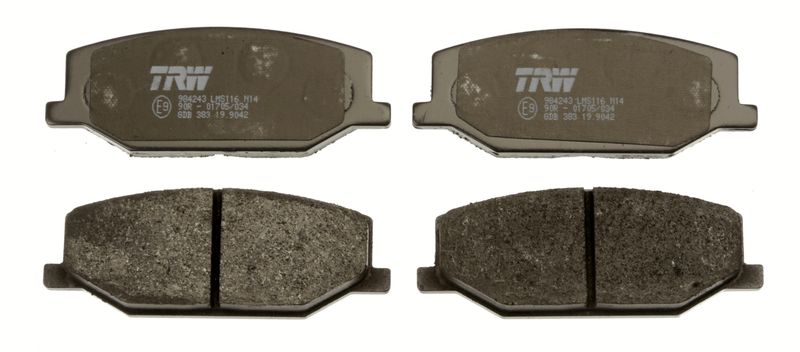 TRW GDB383 Brake Pad Set, disc brake