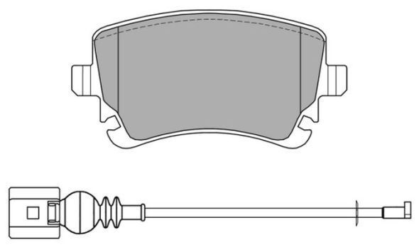 Piduriklotsi komplekt, ketaspidur FREMAX FBP-1368-01
