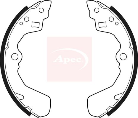 APEC Brake Shoe Set SHU483