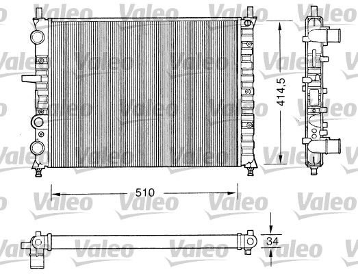 VALEO Radiateur 731303