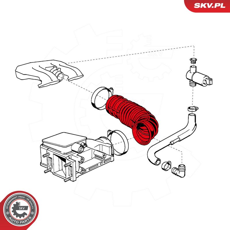 Õhutoru, õhufilter, ESEN SKV 24SKV410