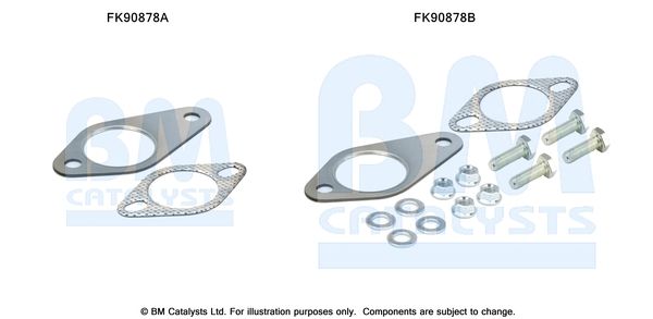 BM CATALYSTS szerelőkészlet, katalizátor FK90878