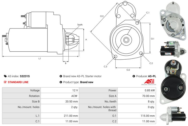AS-PL S3231S Starter