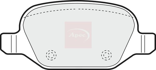 APEC Brake Pad Set, disc brake PAD1309