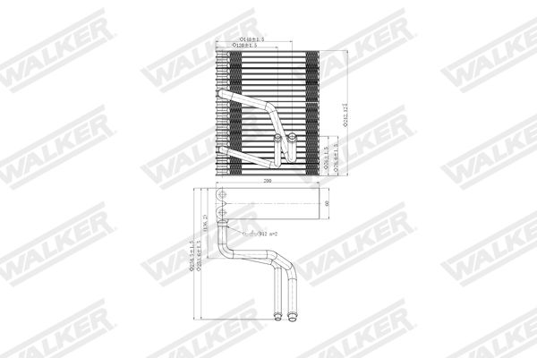 EVAPORATOR AER CONDITIONAT WALKER WEV00118 6