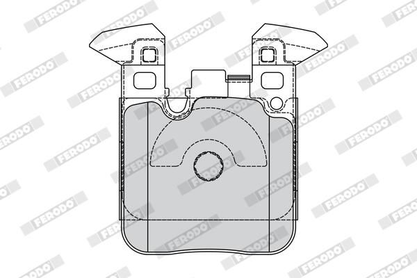 FERODO FDB4663 Brake Pad Set, disc brake
