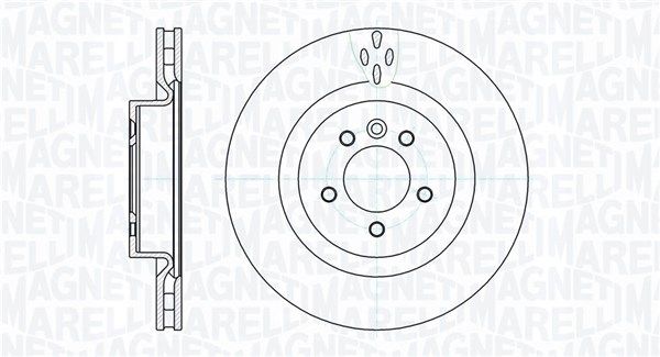 MAGNETI MARELLI féktárcsa 361302040430