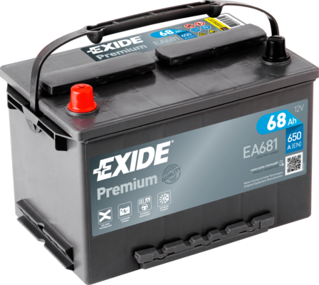 EXIDE Indító akkumulátor EA681