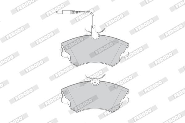FERODO Plaquettes de frein à disque FDB1124