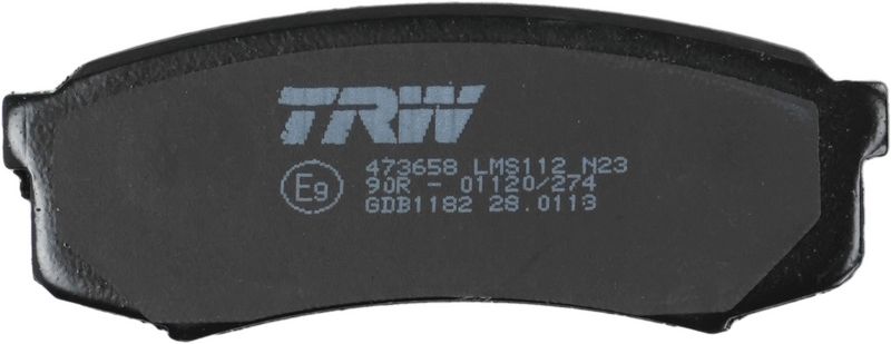 TRW GDB1182 Brake Pad Set, disc brake