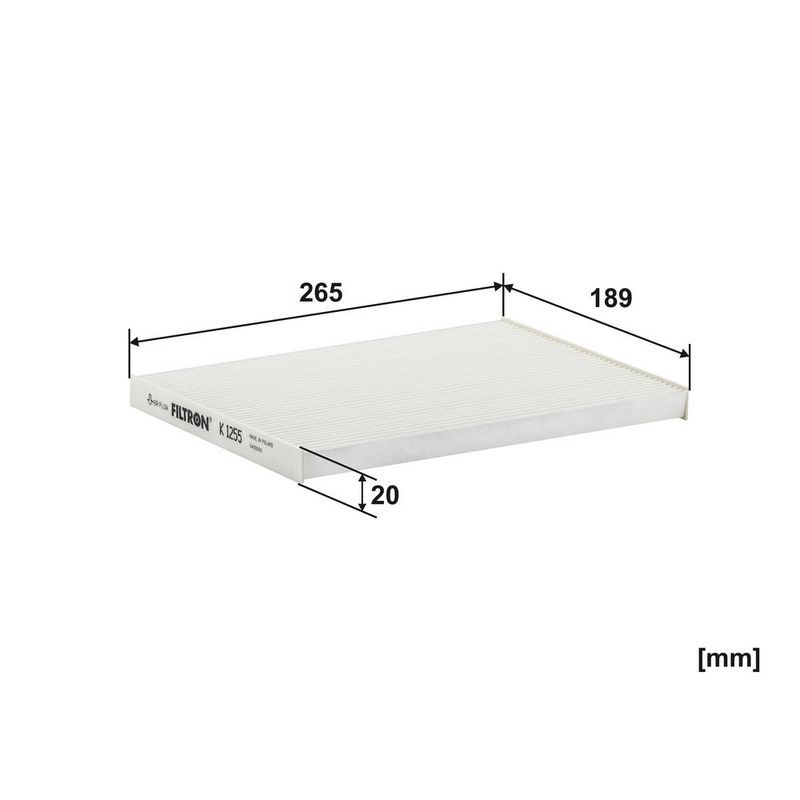 Filter, salongiõhk, FILTRON K 1255