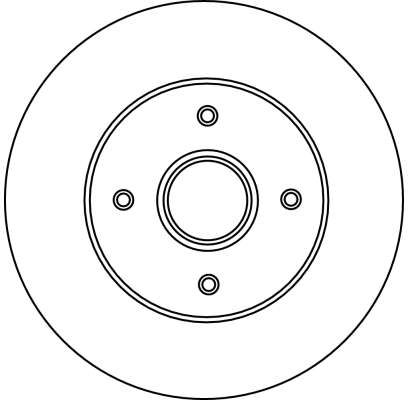 TRW DF2709 Brake Disc