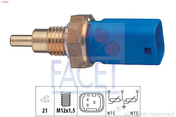 FACET Sensor, koelvloeistoftemperatuur 7.3275