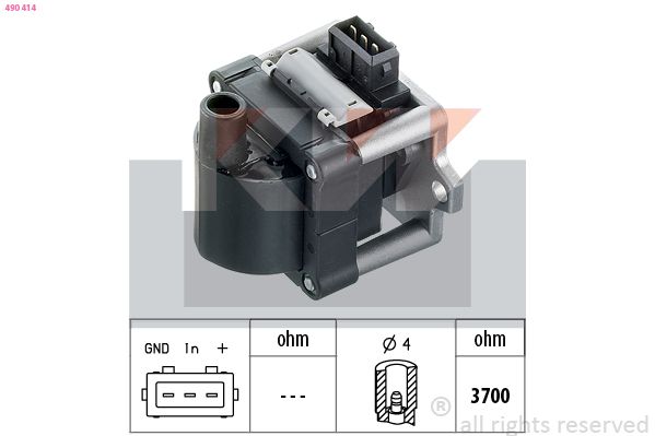 Вузол котушки запалювання, Kw 490414