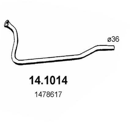 ASSO 14.1014 - Exhaust Pipe