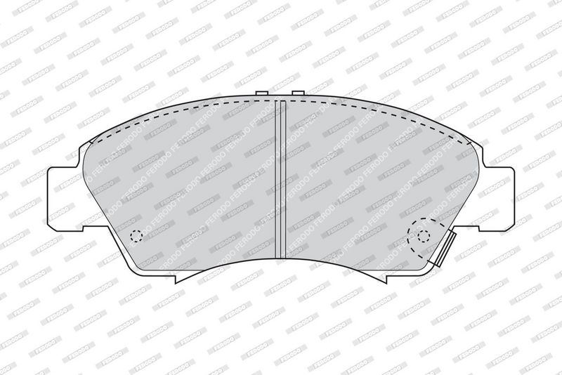 FERODO Plaquettes de frein à disque FDB777