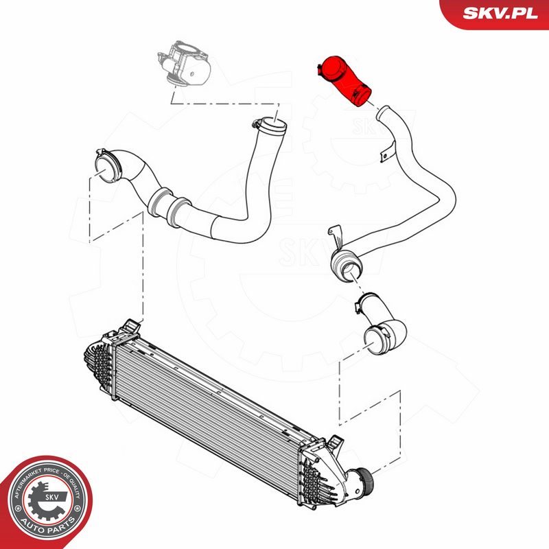 ESEN SKV 54SKV117 Charge Air Hose