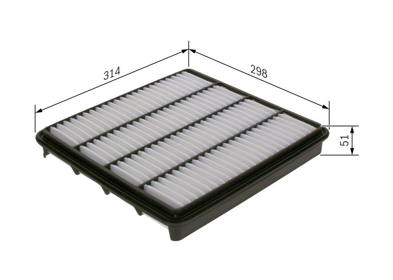 Filtre+à+air BOSCH F 026 400 226