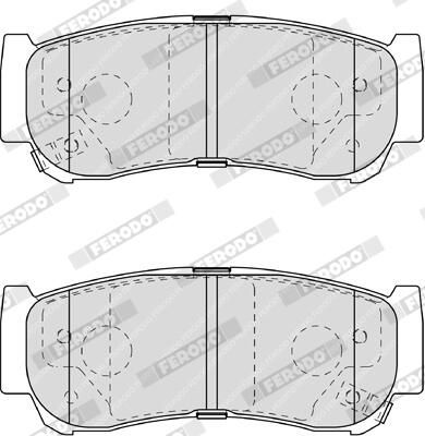 FERODO FDB1910 Brake Pad Set, disc brake