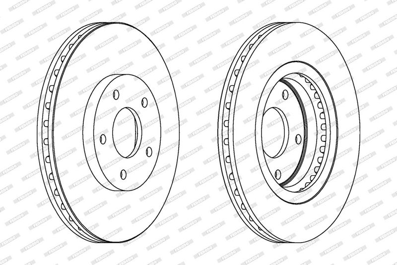 DISQUES DE FREIN VL (2P.) - DDF1589