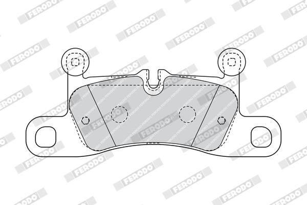 FERODO Plaquettes de frein à disque FDB4424