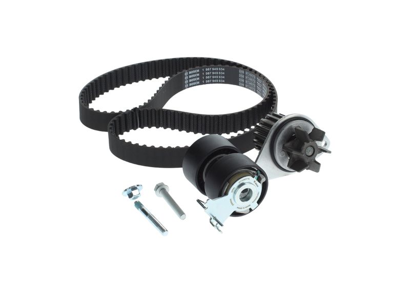Veepump + hammasrihmakomplekt, BOSCH 1 987 945 312