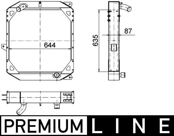 Product Image - Radiateur - CR1554000P - MAHLE