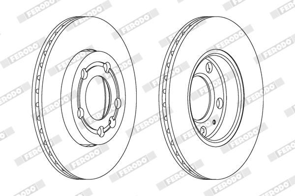FERODO DDF1164 Brake Disc