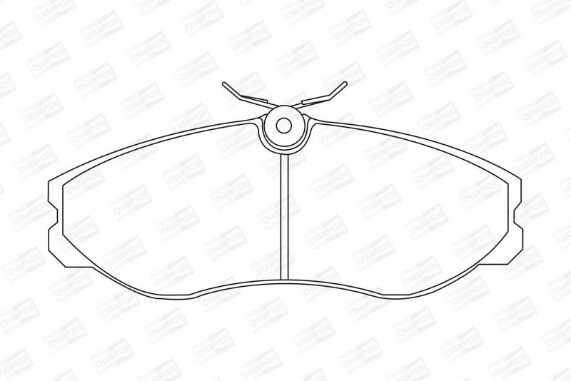 CHAMPION Plaquettes de frein à disque 572382CH