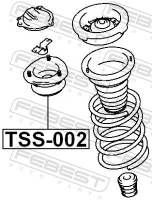 FEBEST TSS-002 Suspension Strut Support Mount