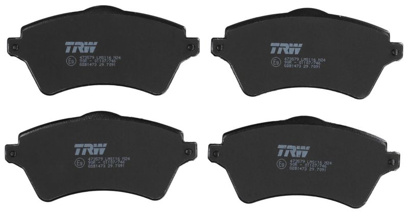 TRW GDB1473 Brake Pad Set, disc brake