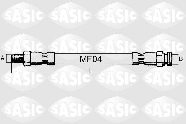 SASIC fékcső SBH6307