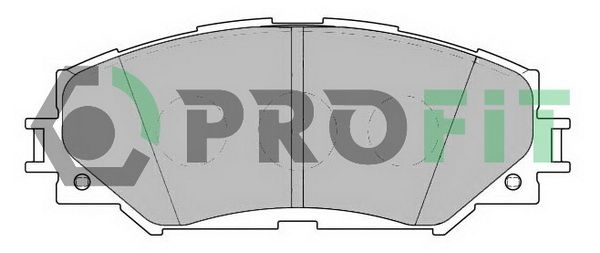 Комплект гальмівних накладок, дискове гальмо, Profit 5000-2012