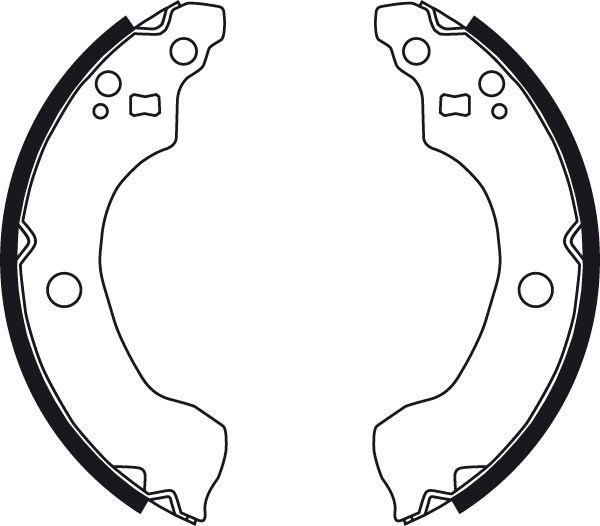 TRW GS8487 Brake Shoe Set