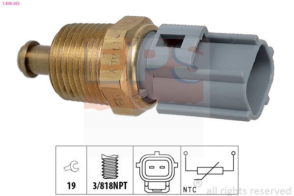 Sensor, temperatura del refrigerante