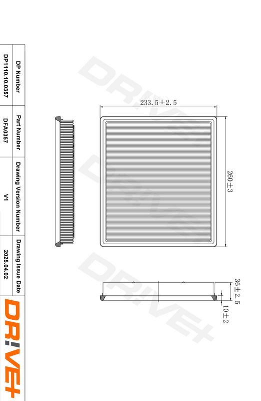 Filtru aer DP1110.10.0357 Dr!ve+