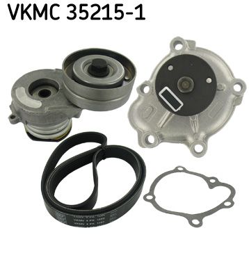 SKF Vízszivattyú + bordásszíjkészlet VKMC 35215-1