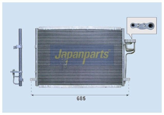 JAPANPARTS Kondensatorius, oro kondicionierius