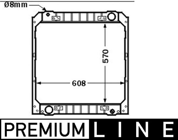 Product Image - Radiateur - CR502000P - MAHLE