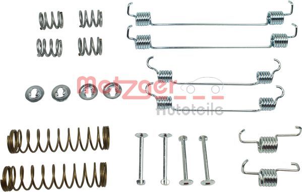 Комплект приладдя, гальмівна колодка, Metzger 105-0835