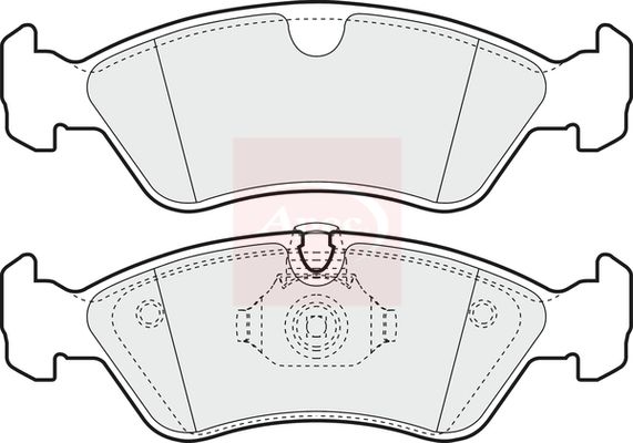 APEC Brake Pad Set, disc brake PAD1031