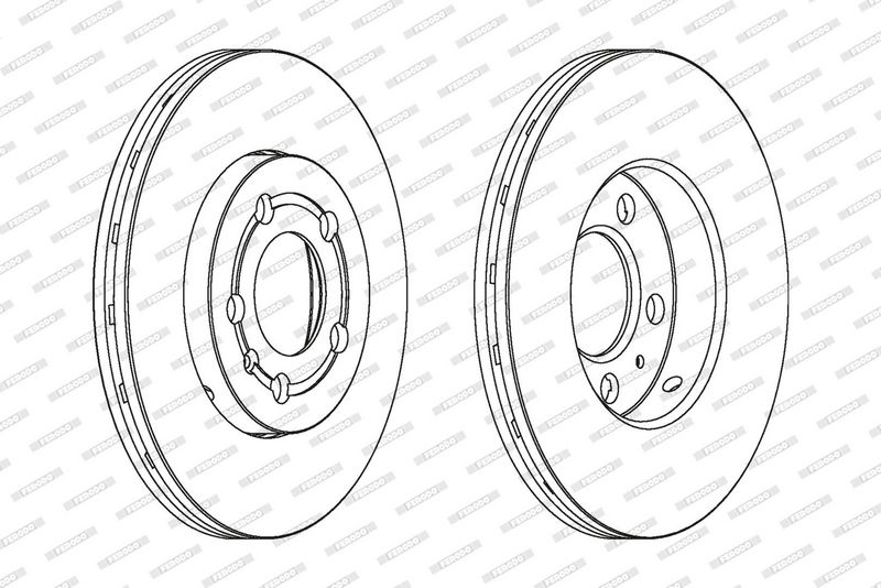 DISQUES DE FREIN VL (2P.) - DDF927