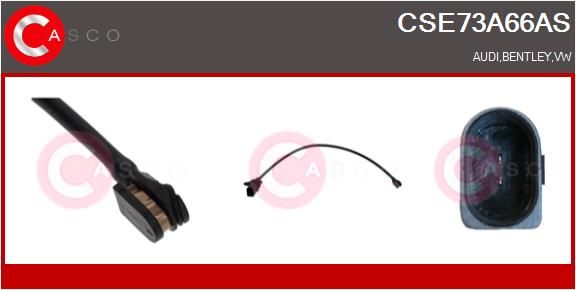 Výstražný kontakt, opotřebení obložení CSE73A66AS