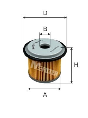 Фільтр палива, Mfilter DE3111