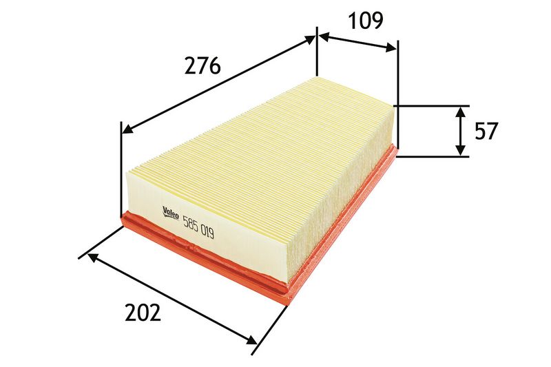 VALEO 585019 - Oro filtras