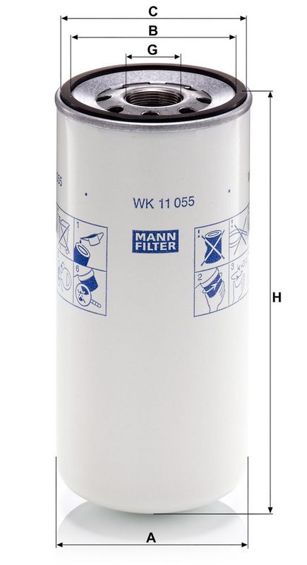 Kütusefilter, MANN-FILTER WK 11 055