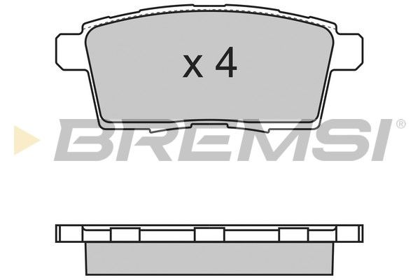 тормозные колодки зад. Mazda CX-7/CX-9 07-